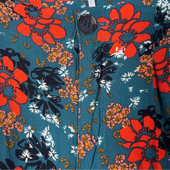 Free People Women’s Small Floral Flared Retro Pants Can’t Take My Eyes Off You - Picture 6 of 11